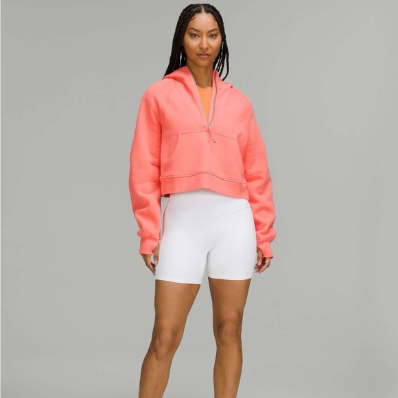 Lululemon Scuba Oversized Half-Zip Hoodie Lip Gloss Size M/L - Picture 9 of 10